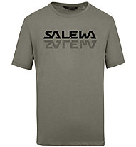 Salewa Reflection Dri-Rel M Tee - T-Shirt - Herren, Light Brown/Black