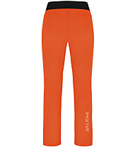 Salewa Rosengarten Dst K - pantaloni softshell - bambini, Orange/Black/White