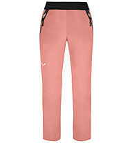 Salewa Rosengarten Dst K - pantaloni softshell - bambini, Light Pink/Black