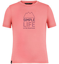 Salewa Simple Life Dri-Rel - T-Shirt - Kinder, Pink