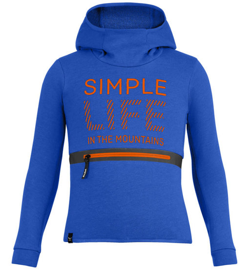 Salewa Simple Life Dry K - felpa con cappuccio - bambino. Taglia 164