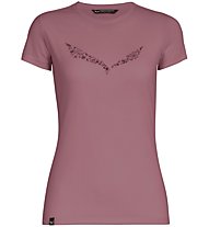 Salewa Solid Dri-Release - T-Shirt Bergsport - Damen, Pink/Dark Pink