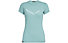 Salewa Solid Dri-Release - T-shirt trekking - donna, Light Blue/White