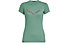 Salewa Solid Dri-Release - T-shirt trekking - donna, Green/Red
