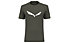 Salewa Solidlogo Dri-Release - T-Shirt Bergsport - Herren, Dark Green/White