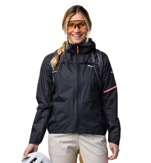 Salewa Vento PTX 2.5L: Giacca Ciclismo Donna Impermeabile