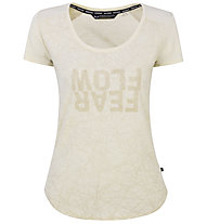 Salewa W Alpine Hemp Print S/S - T-shirt - Damen, Beige