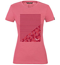 Salewa W Graphic 2 S/S - T-shirt - Damen, Light Red