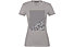 Salewa W Graphic 2 S/S - T-shirt - donna, Grey/Dark Grey/White