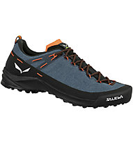 Salewa Wildfire Canvas M - scarpe trekking - uomo, Blue/Orange/Black
