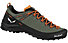 Salewa Wildfire Canvas M - scarpe trekking - uomo, Green/Orange/Black