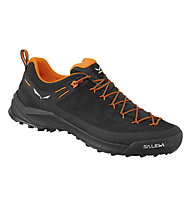 Salewa Wildfire Leather - scarpa da avvicinamento - uomo , Black/Orange