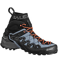 Salewa WS Wildfire Edge Mid GORE-TEX - scarpe da avvicinamento - donna, Black/Blue/Orange