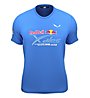 Salewa X-Alps M - T-shirt - Herren, Light Blue/Red/White