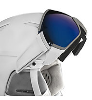 Salomon Mirage Ca - casco sci - donna, White/Blue