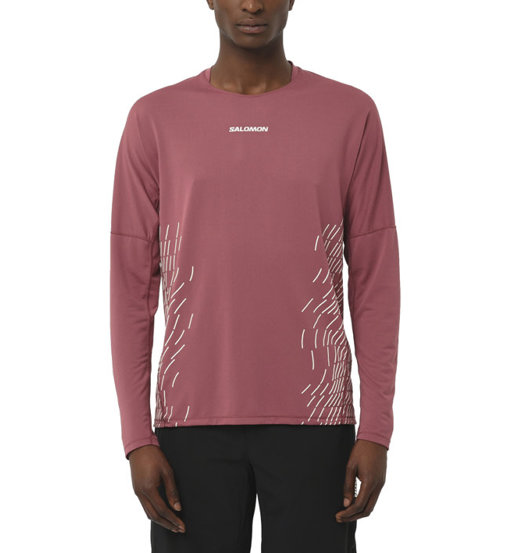 Salomon Sense Aero LS GFX: Maglia Trail Running Uomo