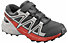 Salomon Speedcross CSWP - scarpe trekking - bambino, Black/Grey/Orange