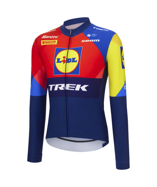 SANTINI Lidl Trek Fan Line - Langarm Fahrradtrikot - Unisex, Gr. XL