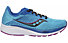 Saucony Guide 14 - scarpe running stabili - donna, Light Blue/Violet