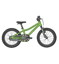 Scott Bike Roxter 16 KH - bici per bambini, Green