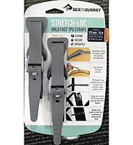 Sea to Summit Stretch Loc Straps - elastische Silikonbänder, Grey (20 x 375 mm)