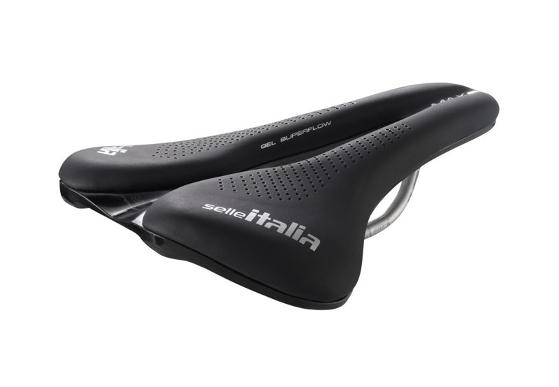 Selle Italia Max Novus Boost Evo TI 316 Gel Superflow - Fahrradsattel, Gr. 160 x