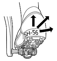 Shimano SH 56 - tacchette pedali, Grey 