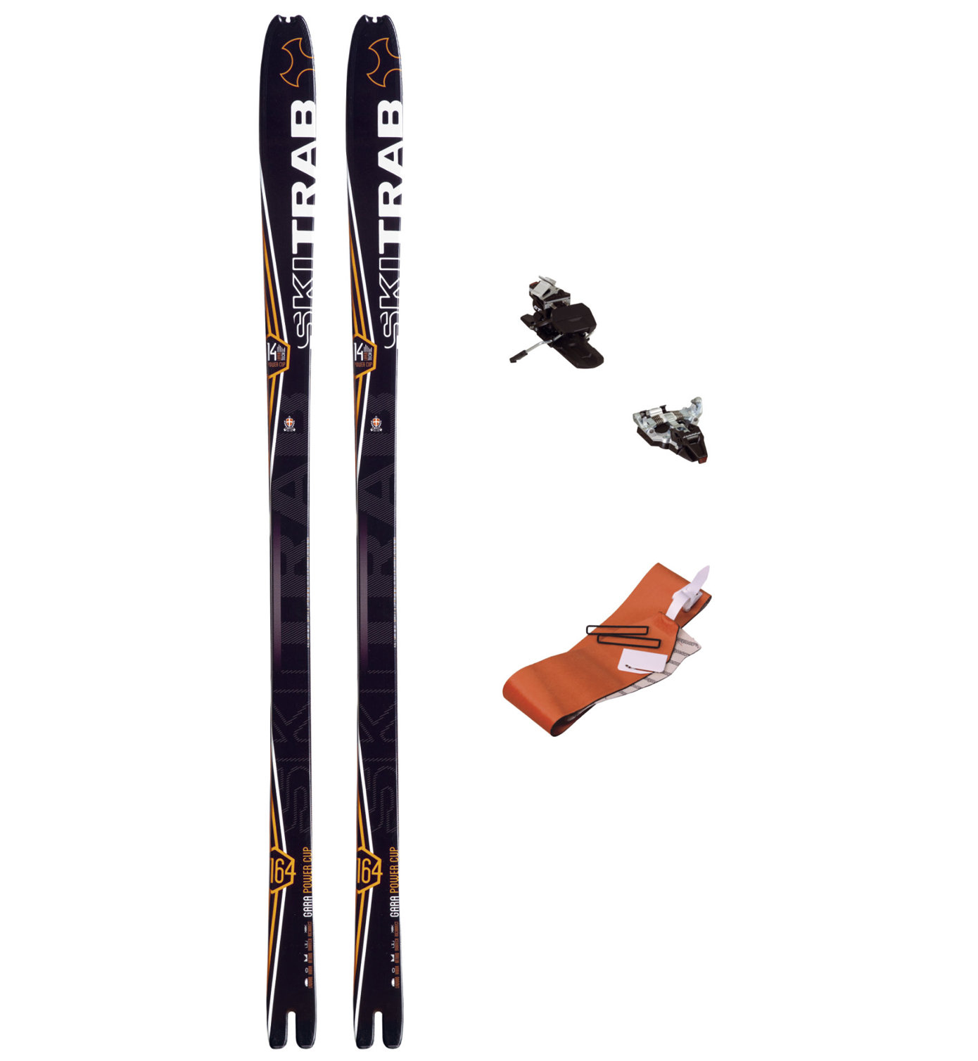 Ski Trab Set Gara Power Cup Tourenski+Bindung+Felle