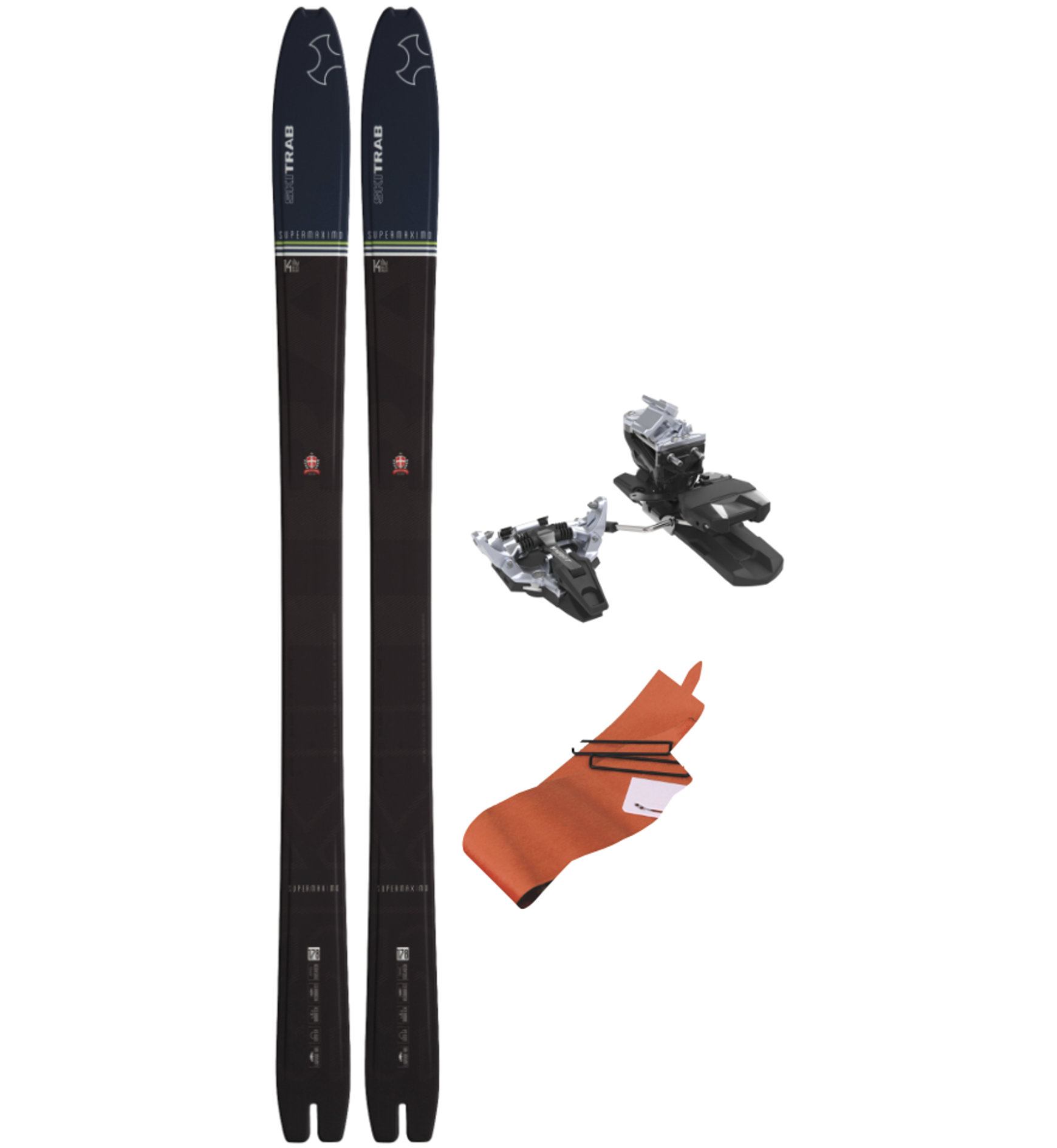 Ski Trab Set Supermaximo Tourenski+Bindung+Felle