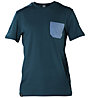 Snap Monochrome Pocket - T-Shirt - Herren, Dark Blue