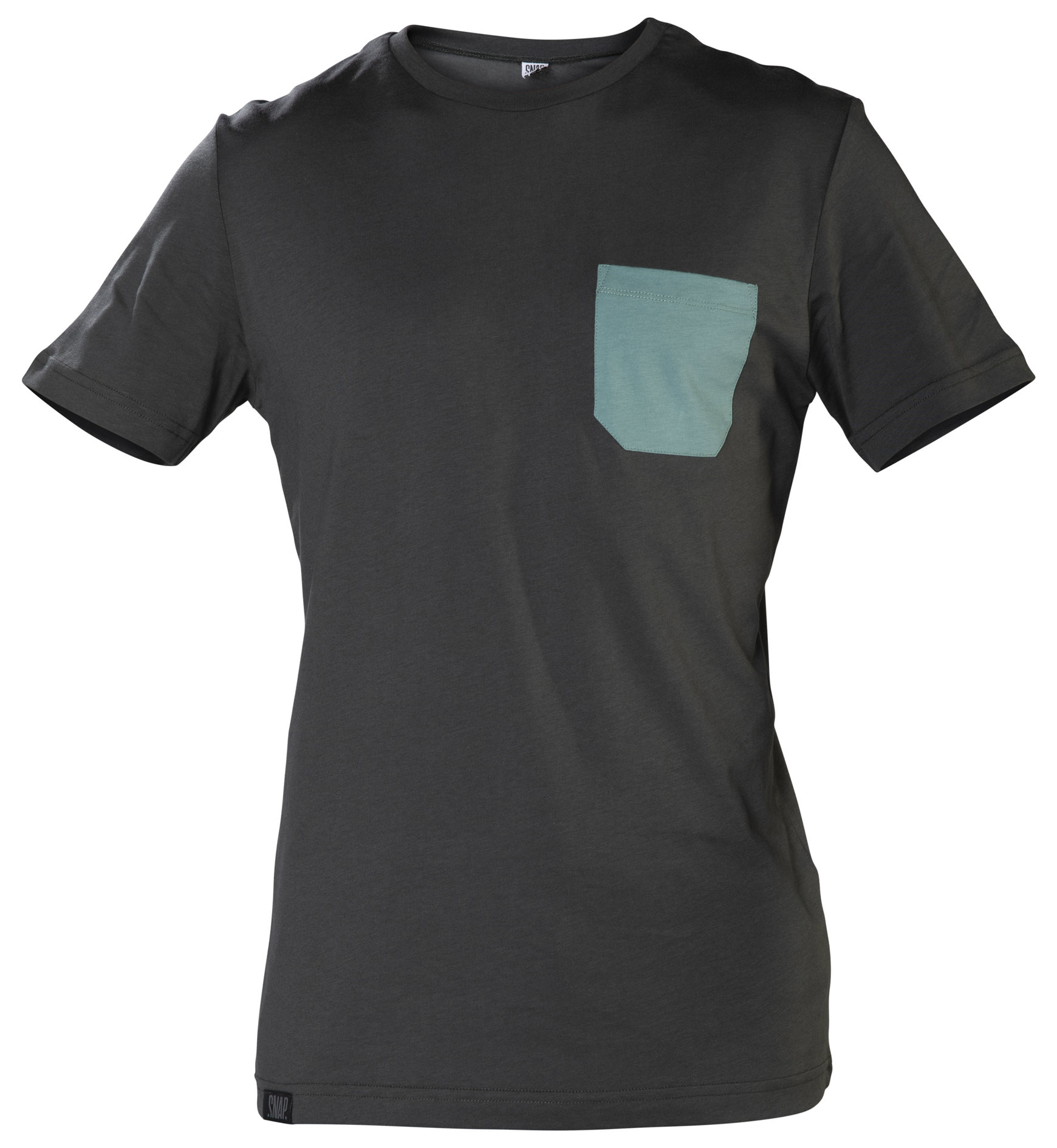 Snap Monochrome Pocket T-Shirt Herren