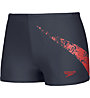 Speedo Boomstar Placement Aquashort - Badehose - Jungs, Black/Red