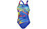 Speedo Printed Medalist Swimsuit - Badeanzug - Damen, Blue/Yellow