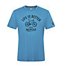 Super.Natural Better Bike - T-Shirt - Herren, Light Blue