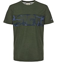 Super.Natural M Mountain Contrast - T-shirt - uomo, Green