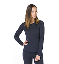 Super.Natural W Base LS 140 - Funktionsshirt Langarm - Damen, Blue