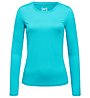 Super.Natural W Base LS 175 - maglietta tecnica a manica lunga - donna, Light Blue