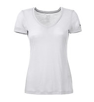 Super.Natural W Base V-Neck Tee 140 - T-Shirt - Damen, White