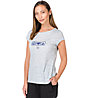 Super.Natural W Digital Graphic Tee 140 - T-Shirt - Damen, Grey/Light Blue