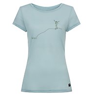 Super.Natural W Summiteer - T-shirt - Damen, Light Blue