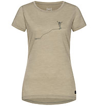 Super.Natural Summiteer - T-Shirt - Damen, Brown