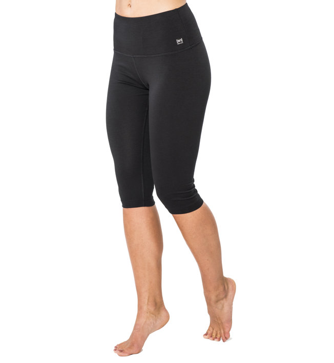 Super.Natural W Super 3/4 - pantalone fitness - donna, Black