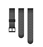 Suunto 20mm Athletic Silicon Strap - Armband Sportuhr, Black/Black