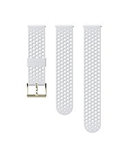 Suunto 20mm Athletic Silicon Strap - Armband Sportuhr, White/Gold