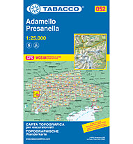 Tabacco Karte N.052 Adamello, Presanella - 1:25.000, 1:25.000