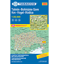 Tabacco Tabacco Karte N.066: Tolmin - Bohinjske Gore - Krn - Vogel - Rodica - 1:25.000, 1:25.000