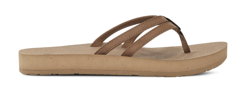 Teva W Reflip Strappy Leather - Flip-Flops - Damen, Gr. 5 US