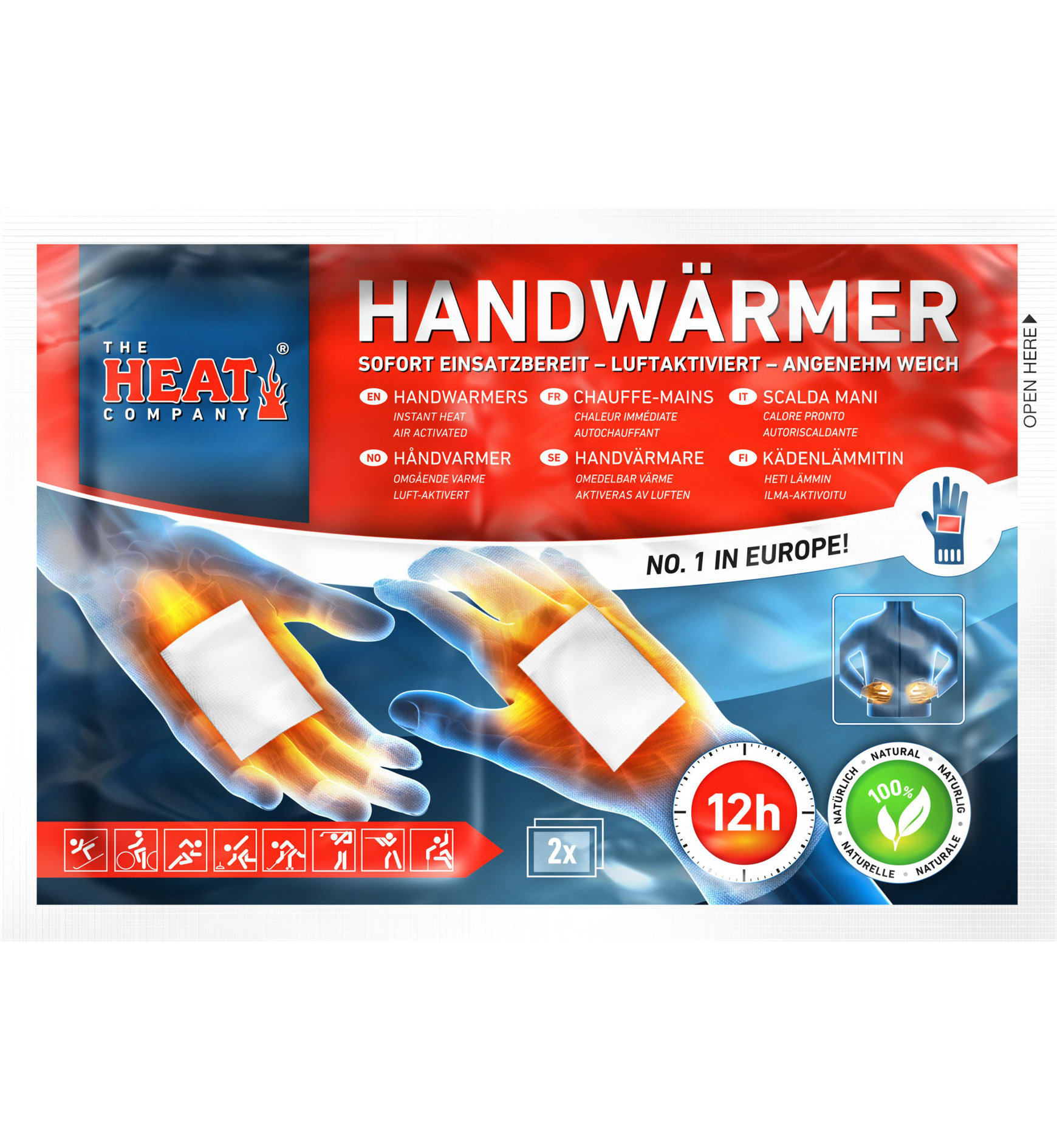The Heat Company Handwarmers 12 hrs Handwärmer