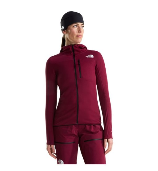 The North Face W Summit Futurefleece Full Zip, red