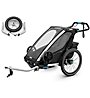 Thule Chariot Sport 1- rimorchio bici - bambini, Black